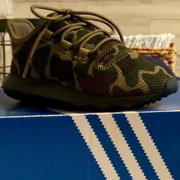 camo adidas shoes youth
